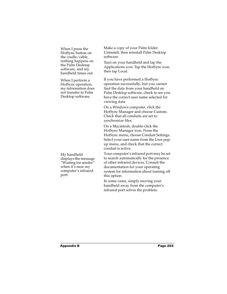 Palm PalmTM m100 User Manual | Page 211 / 232