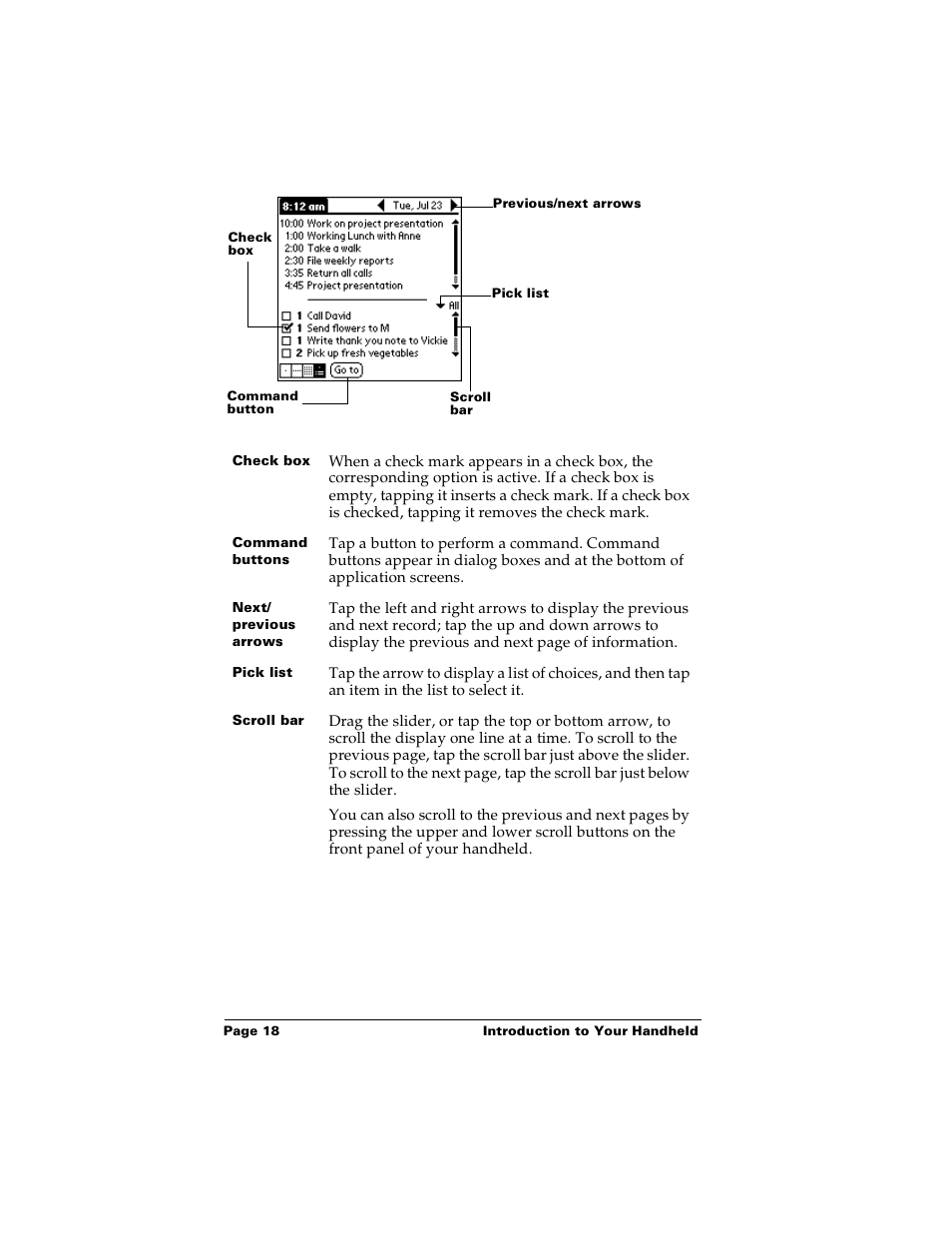 Palm PalmTM m100 User Manual | Page 26 / 232