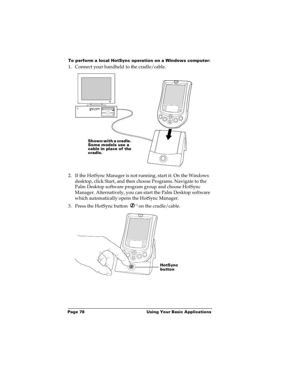 Palm PalmTM m100 User Manual | Page 86 / 232