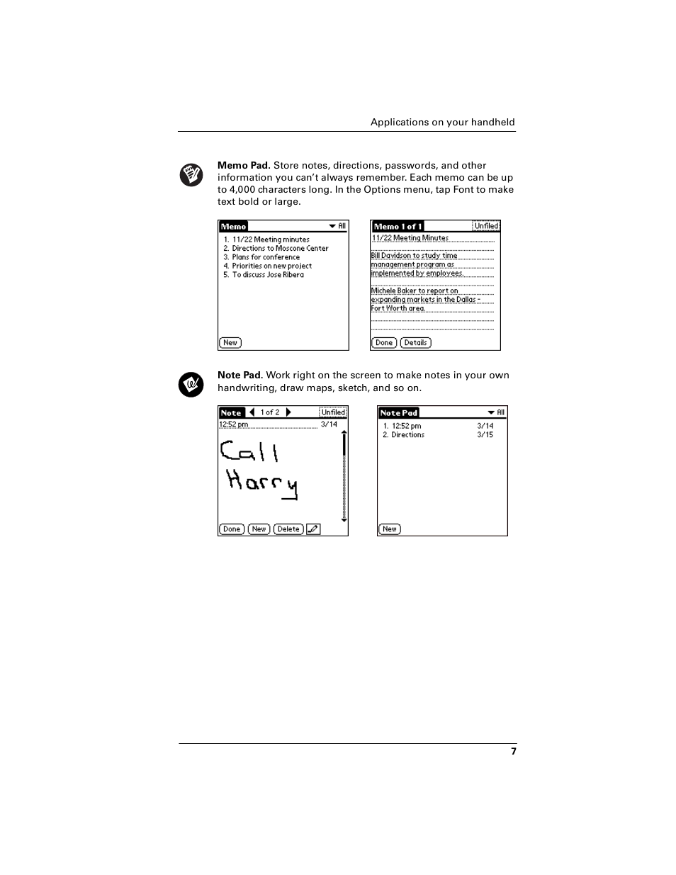 Palm handheld m100 User Manual | Page 11 / 28