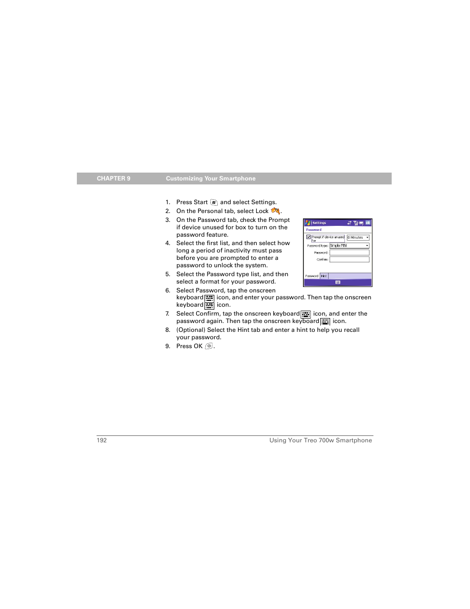 Palm 700w User Manual | Page 200 / 290