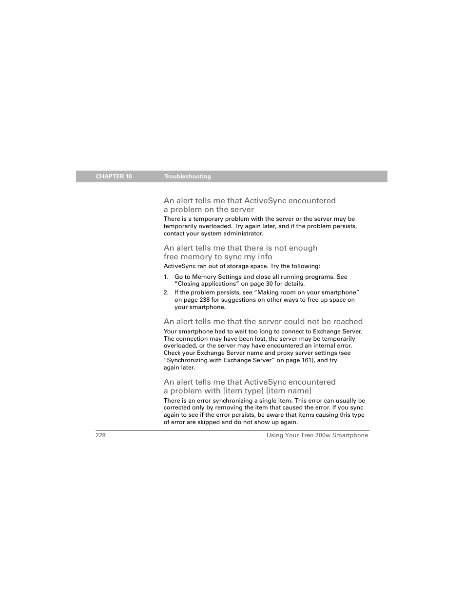 Palm 700w User Manual | Page 236 / 290