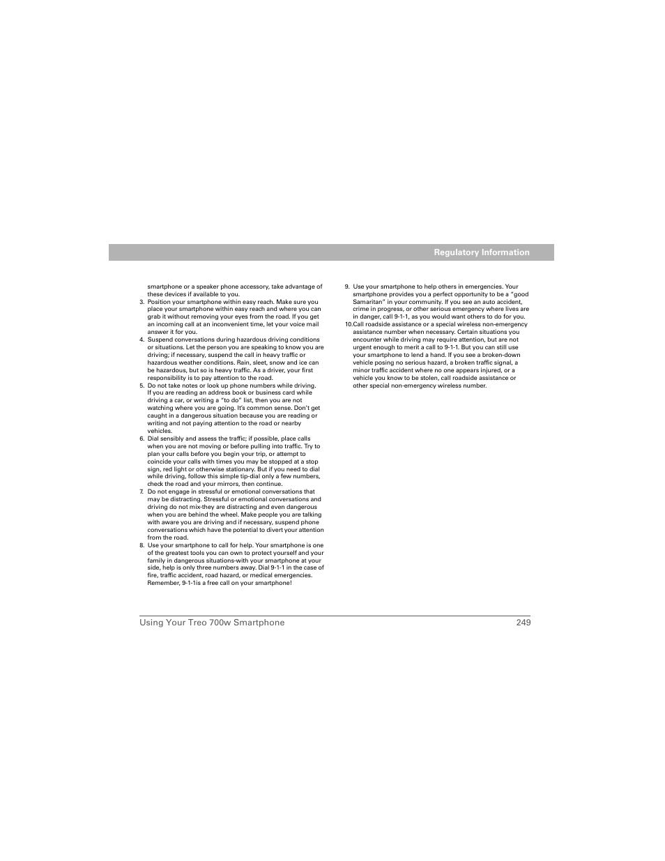 Palm 700w User Manual | Page 257 / 290