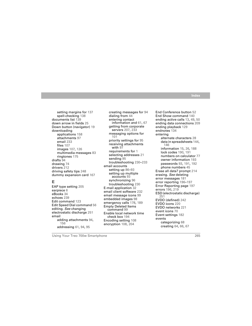Palm 700w User Manual | Page 273 / 290