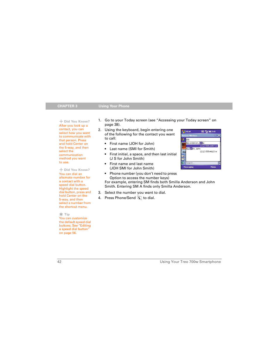 Palm 700w User Manual | Page 50 / 290
