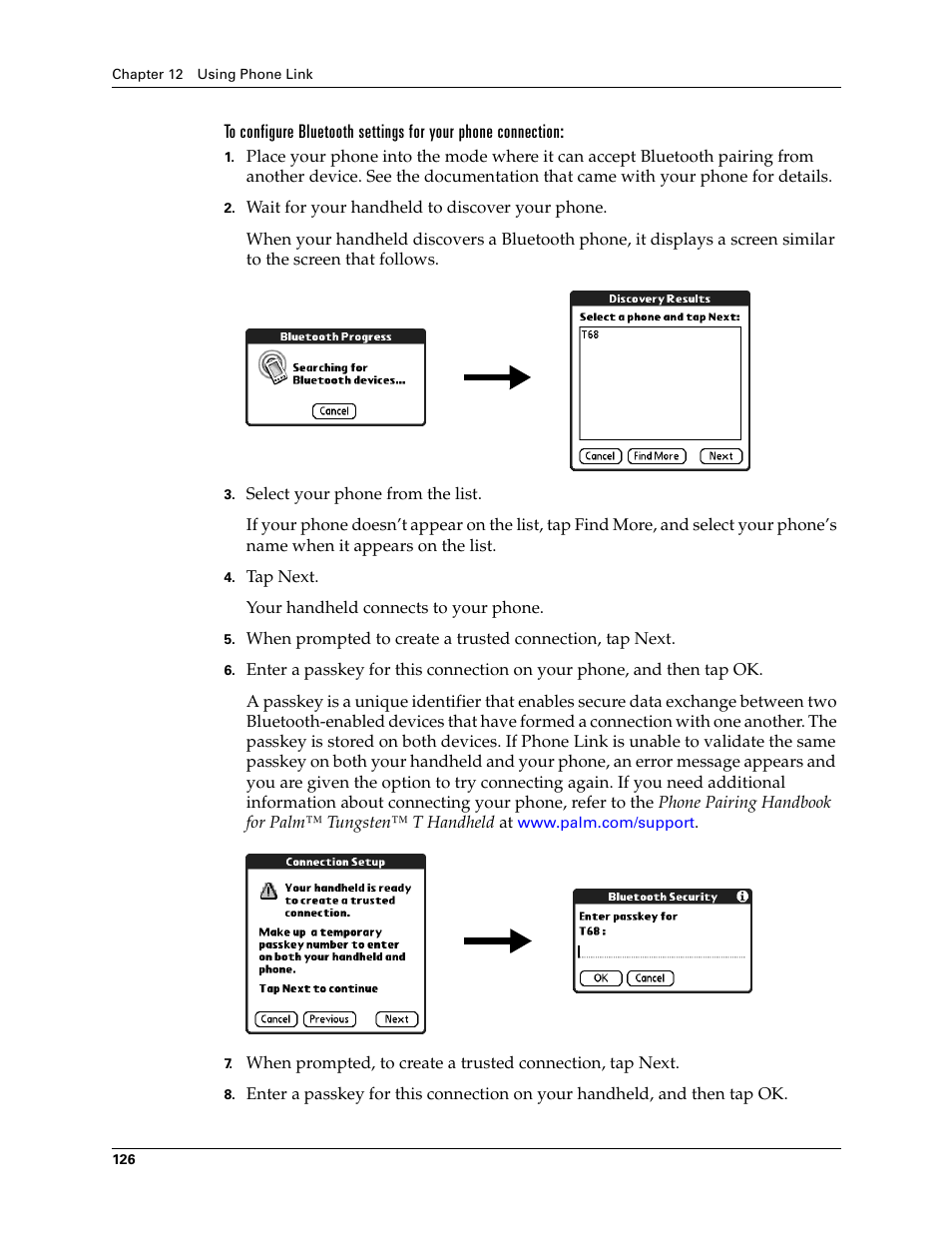 Palm Tungsten T Handhelds User Manual | Page 136 / 290