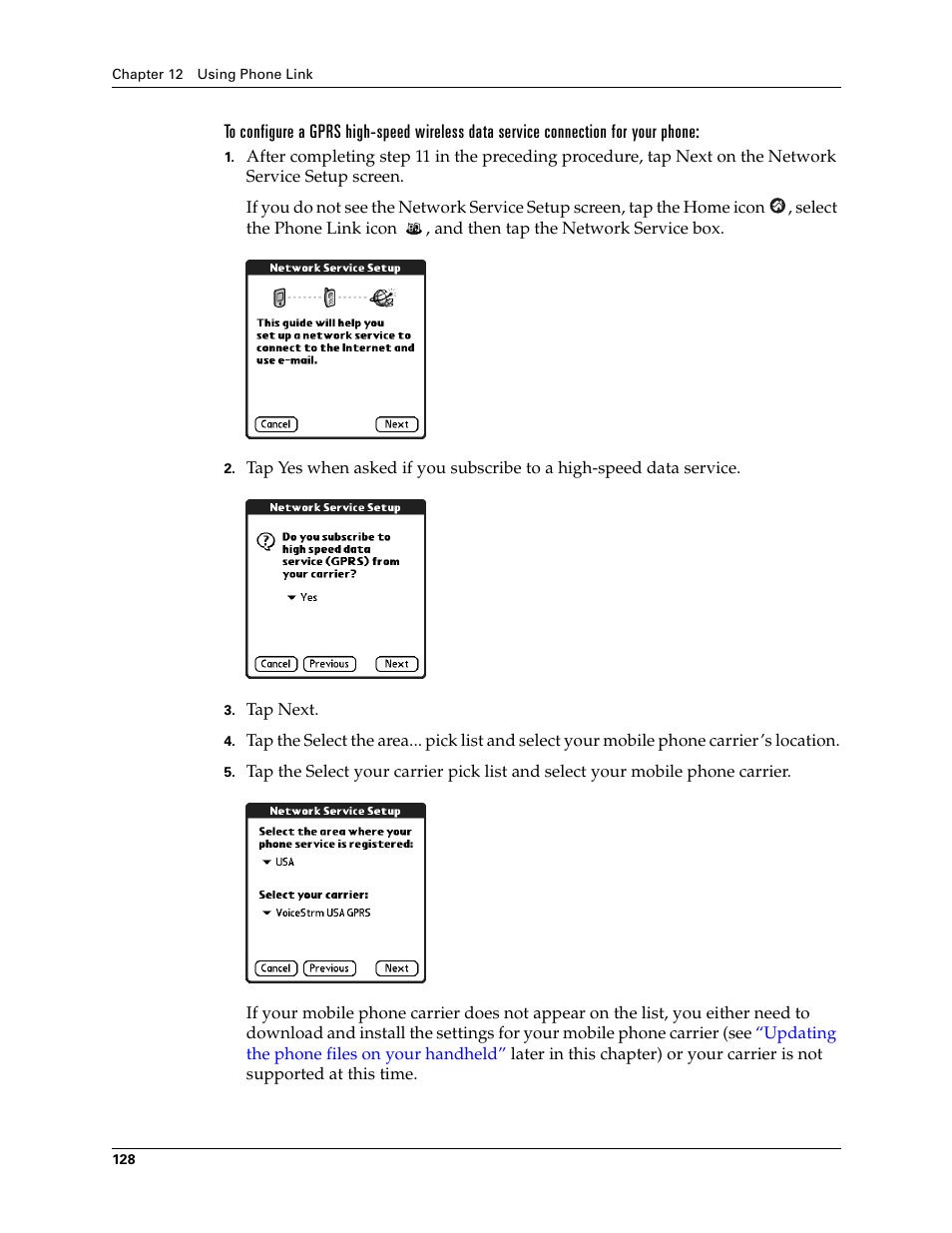 Palm Tungsten T Handhelds User Manual | Page 138 / 290