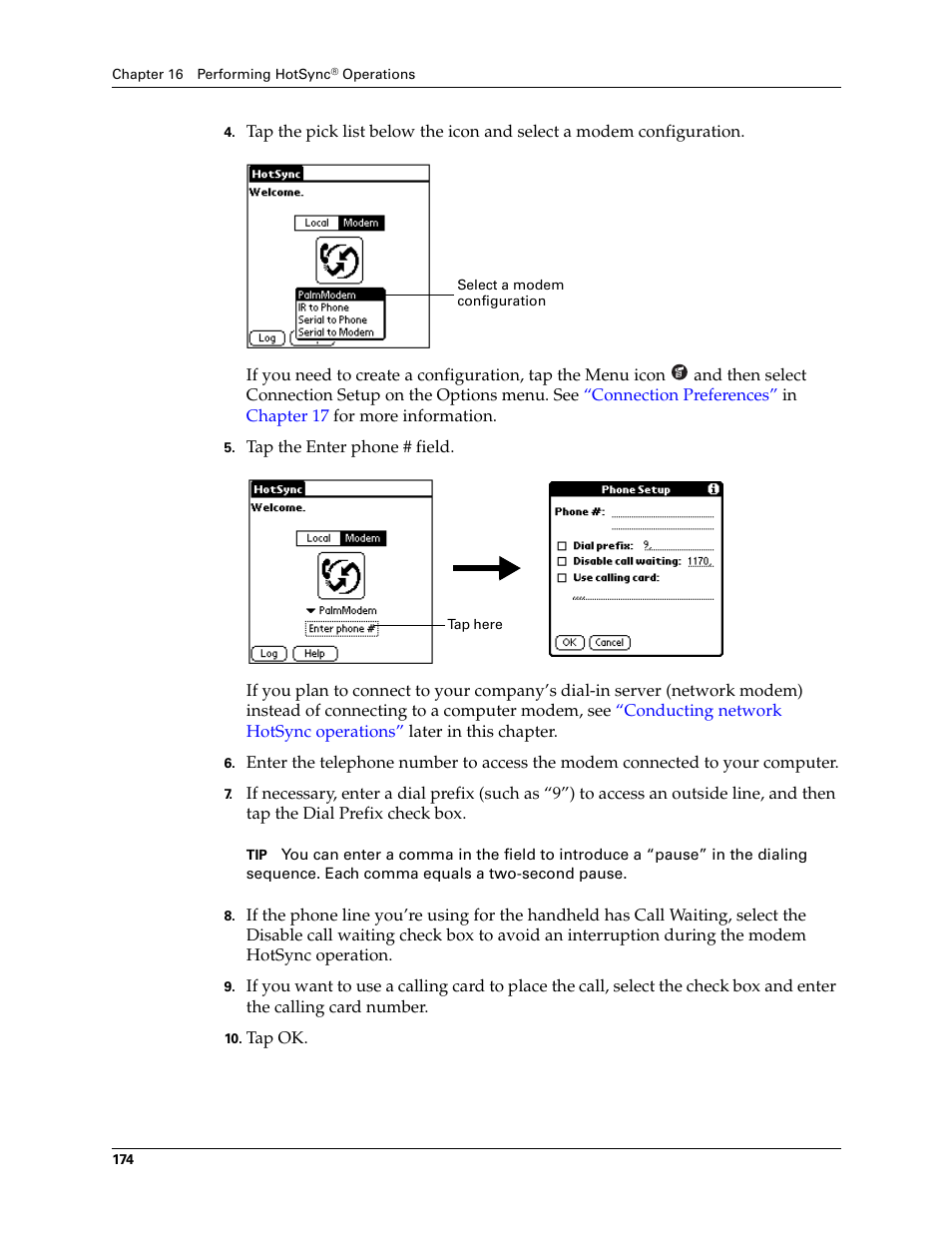 Palm Tungsten T Handhelds User Manual | Page 184 / 290