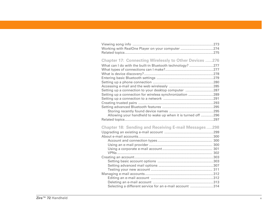Palm Zire 72 User Manual | Page 10 / 706