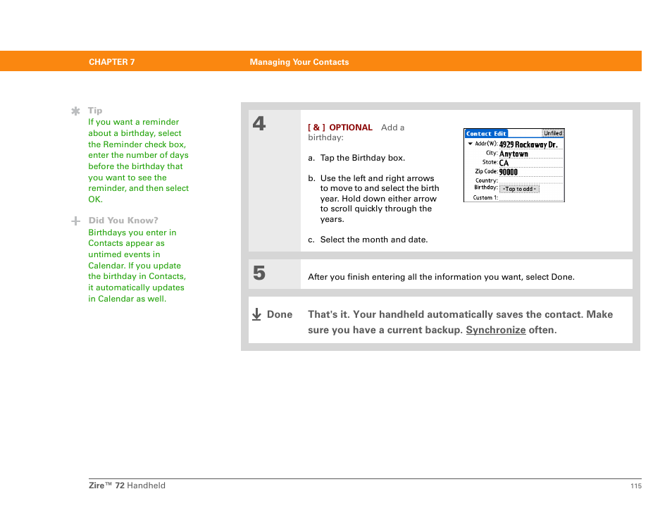 Palm Zire 72 User Manual | Page 137 / 706