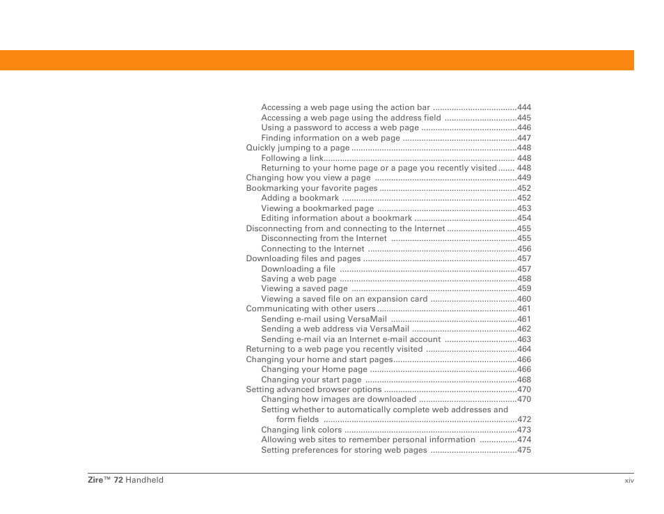 Palm Zire 72 User Manual | Page 14 / 706