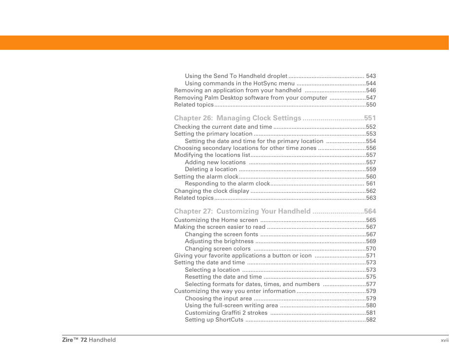 Palm Zire 72 User Manual | Page 17 / 706