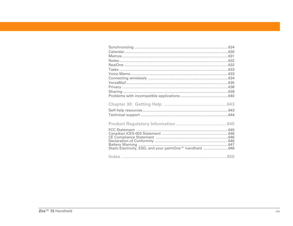 Palm Zire 72 User Manual | Page 19 / 706