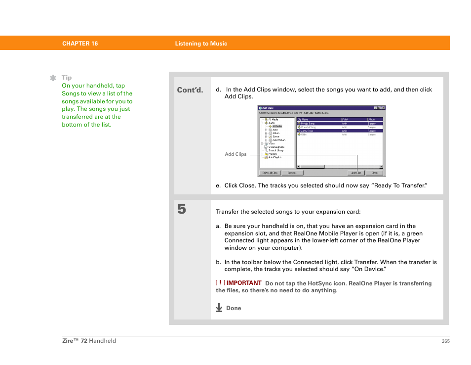 Palm Zire 72 User Manual | Page 287 / 706