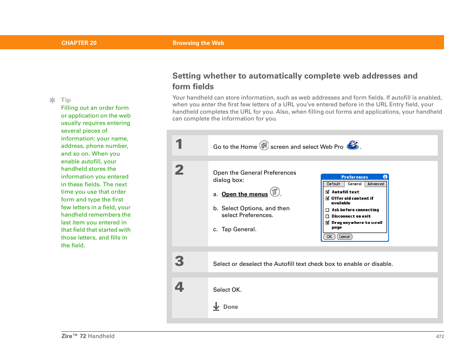Form fields | Palm Zire 72 User Manual | Page 494 / 706