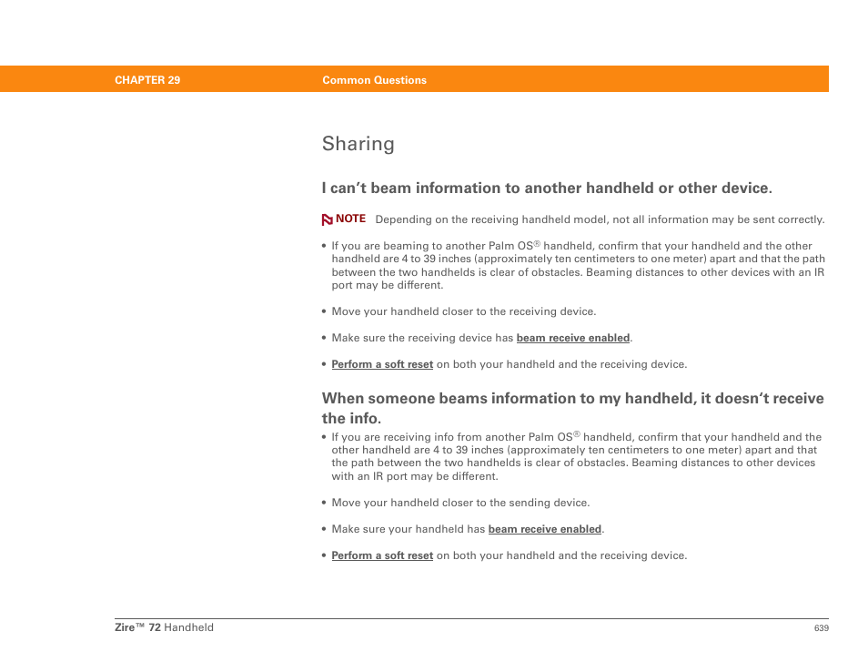 Sharing | Palm Zire 72 User Manual | Page 661 / 706