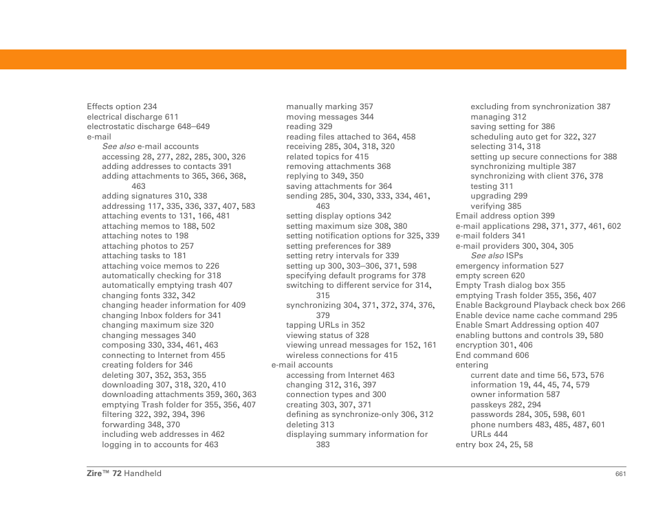 Palm Zire 72 User Manual | Page 683 / 706