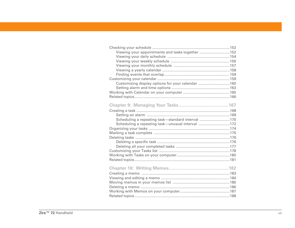 Palm Zire 72 User Manual | Page 7 / 706