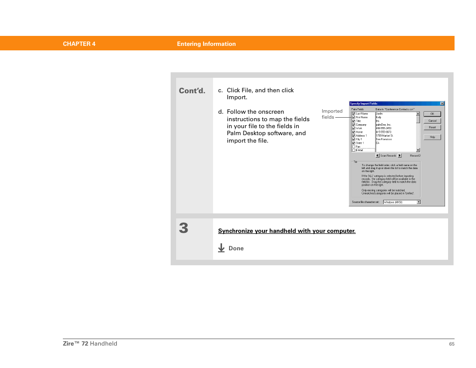 Palm Zire 72 User Manual | Page 87 / 706