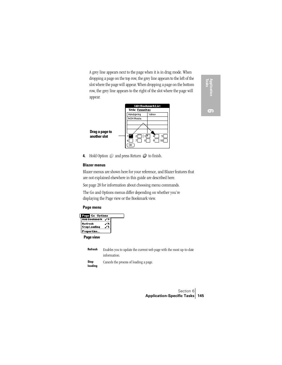 Blazer menus | Palm Treo 300 User Manual | Page 153 / 286