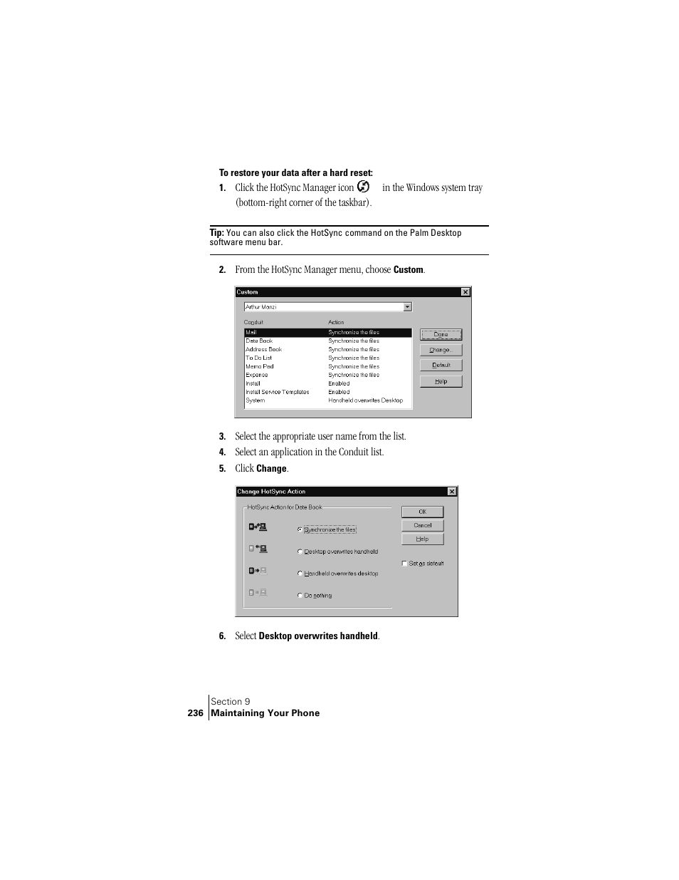 Palm Treo 300 User Manual | Page 244 / 286