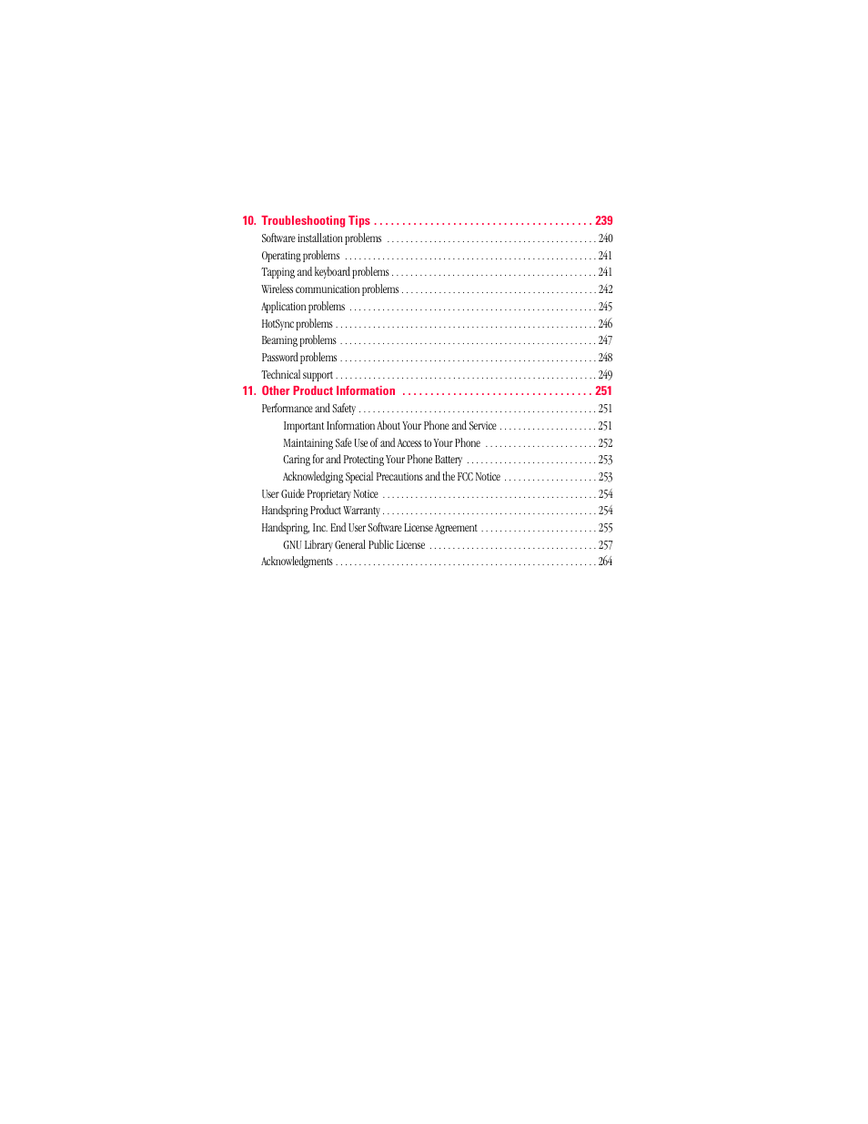 Palm Treo 300 User Manual | Page 8 / 286