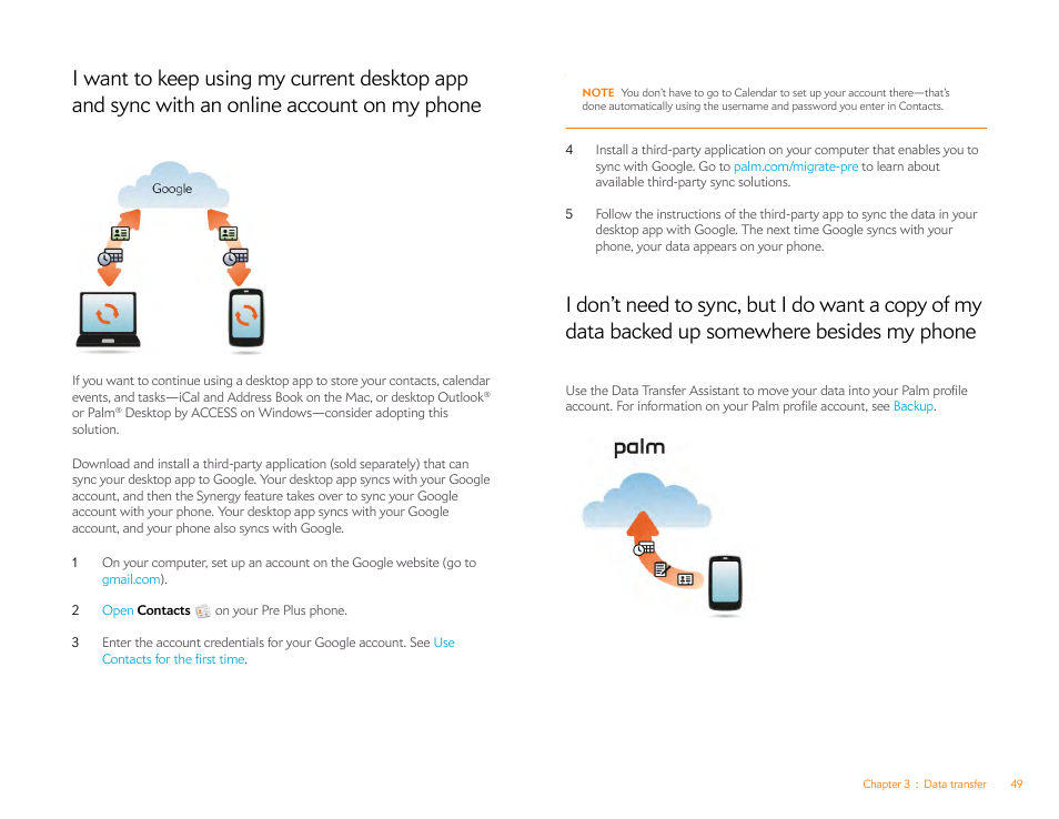 Palm Pre Plus User Manual | Page 49 / 209