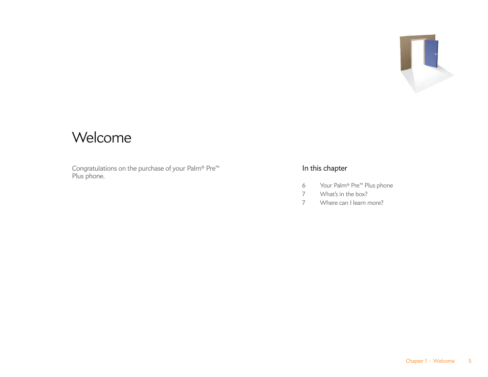 Palm Pre Plus User Manual | Page 5 / 209