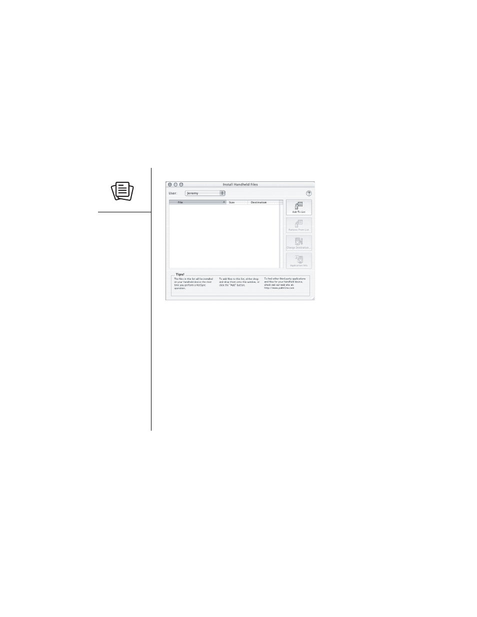 Installing applications from a macintosh computer, Getting help with third-party applications | Palm Treo 600 User Manual | Page 110 / 178