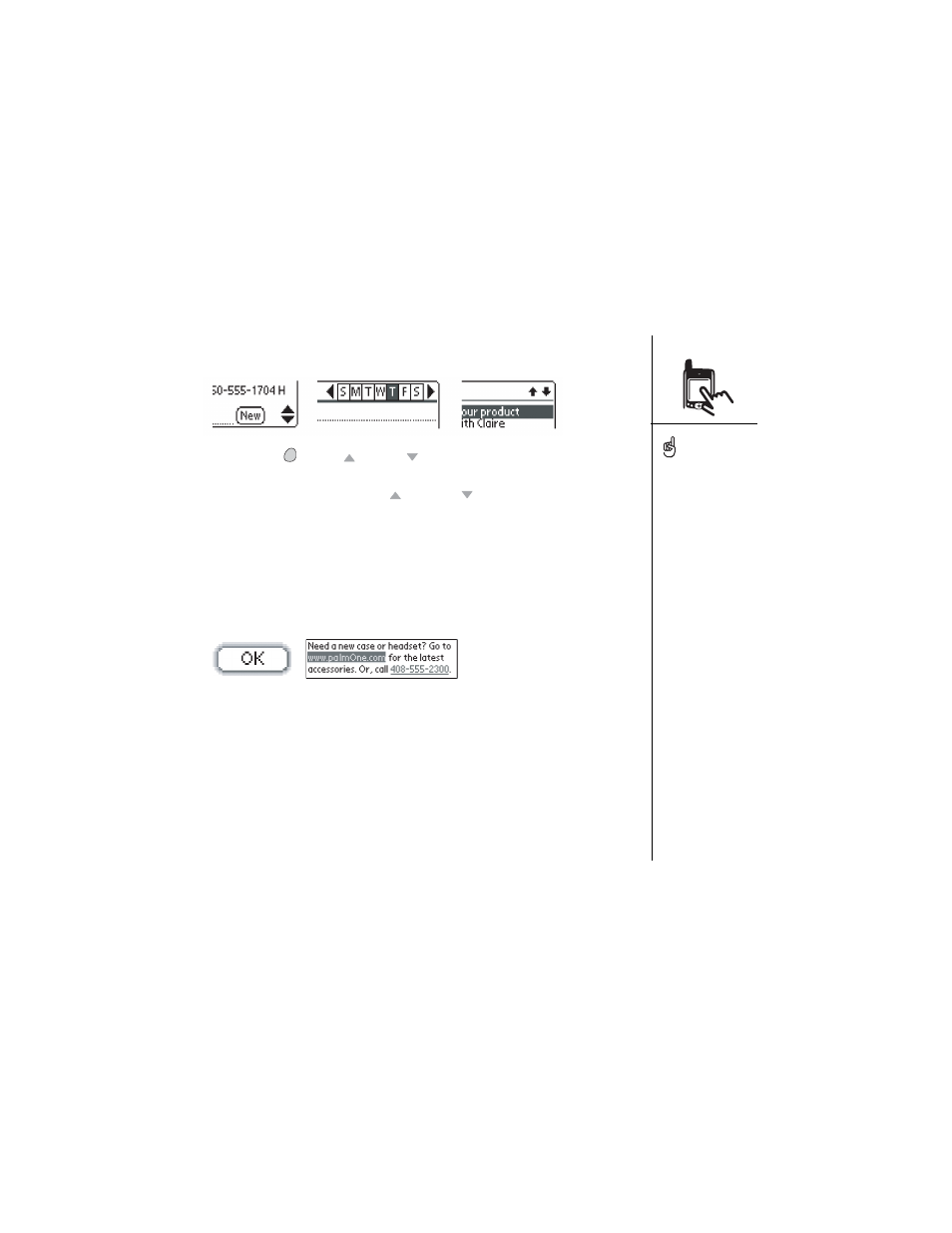 Highlighting items | Palm Treo 600 User Manual | Page 21 / 178