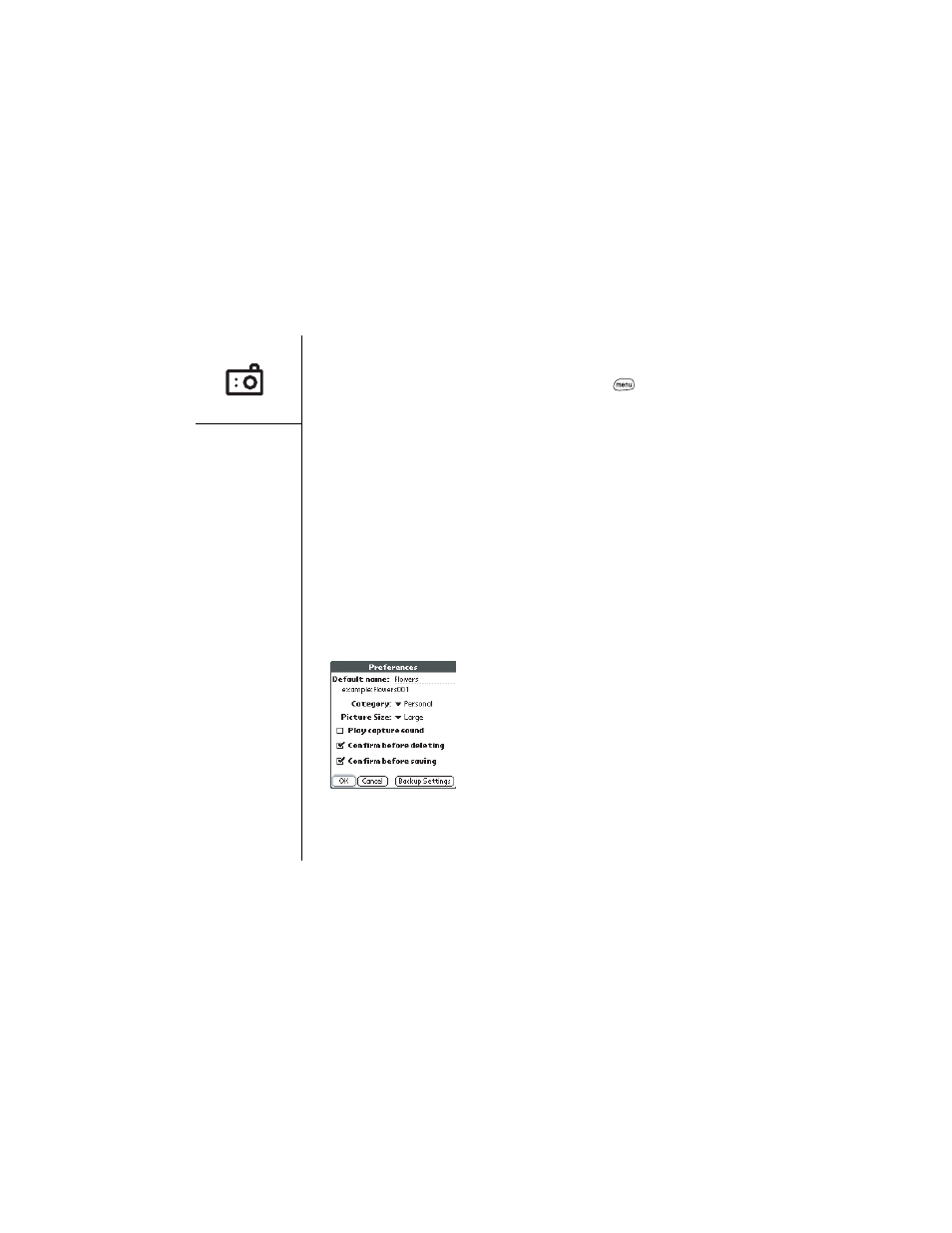 Customizing your pictures settings | Palm Treo 600 User Manual | Page 68 / 178
