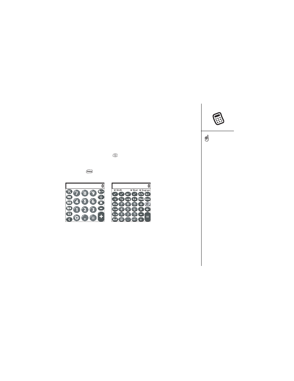 Calculator | Palm Treo 600 User Manual | Page 97 / 178