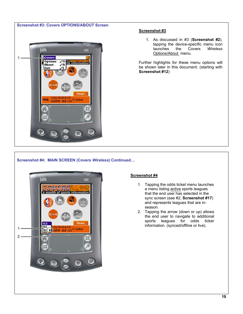 Palm OS Devices User Manual | Page 19 / 30