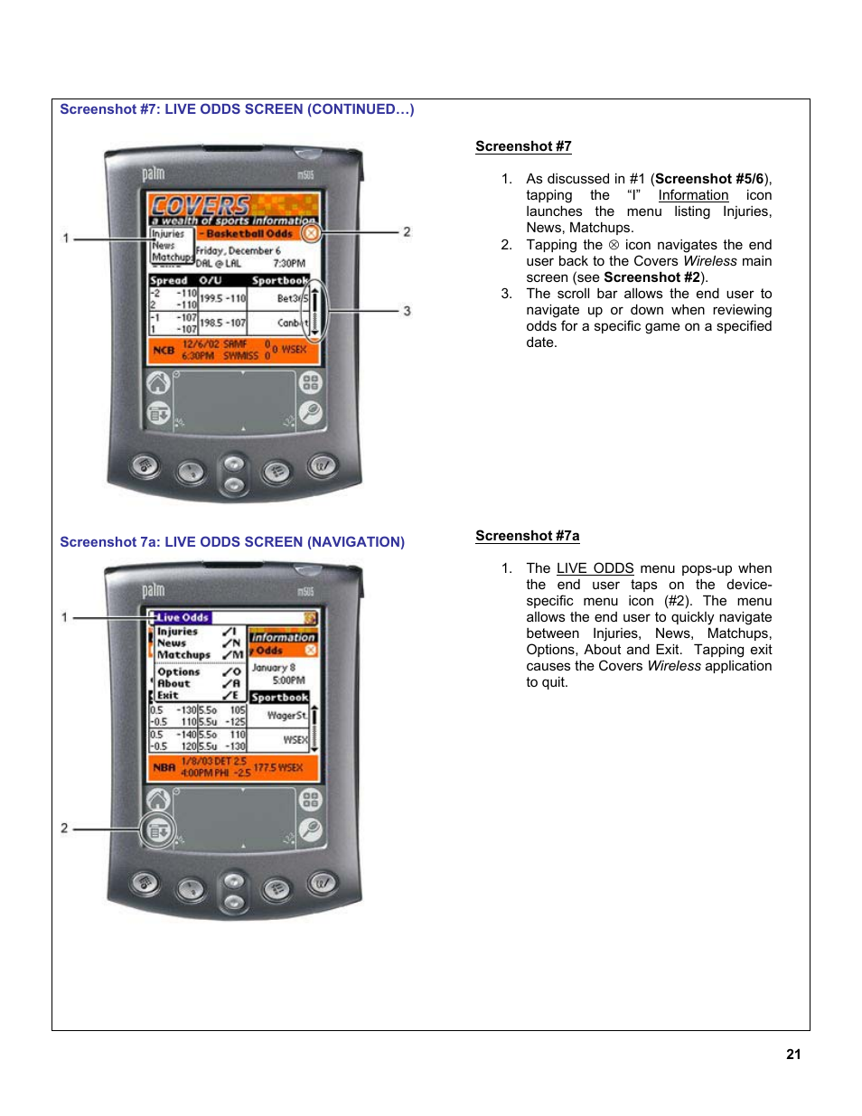 Palm OS Devices User Manual | Page 21 / 30