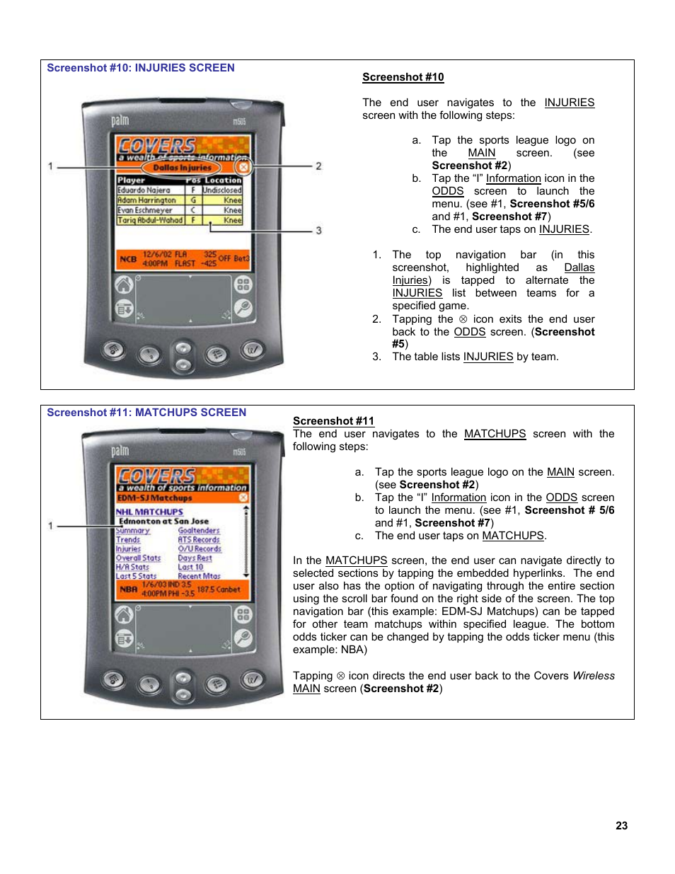 Palm OS Devices User Manual | Page 23 / 30
