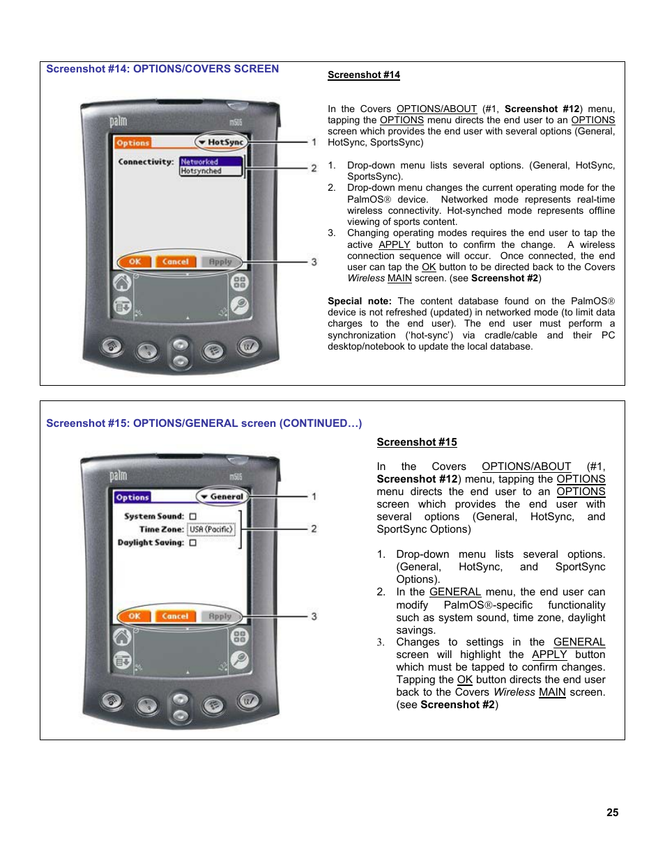 Palm OS Devices User Manual | Page 25 / 30