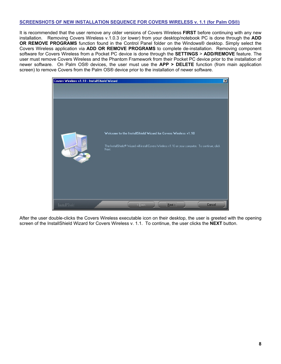 Palm OS Devices User Manual | Page 8 / 30