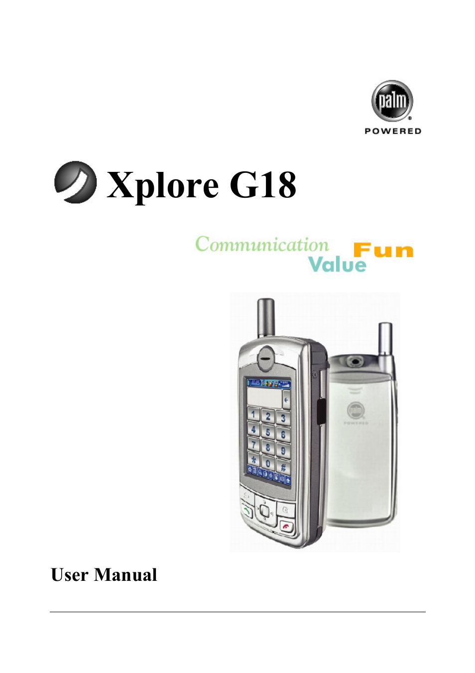 Palm XPLORE G18 User Manual | 276 pages