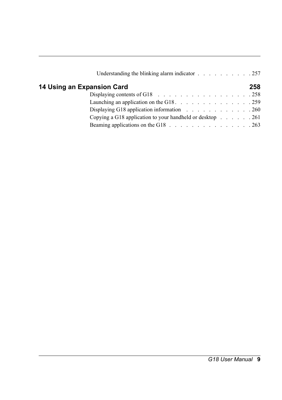 Palm XPLORE G18 User Manual | Page 11 / 276
