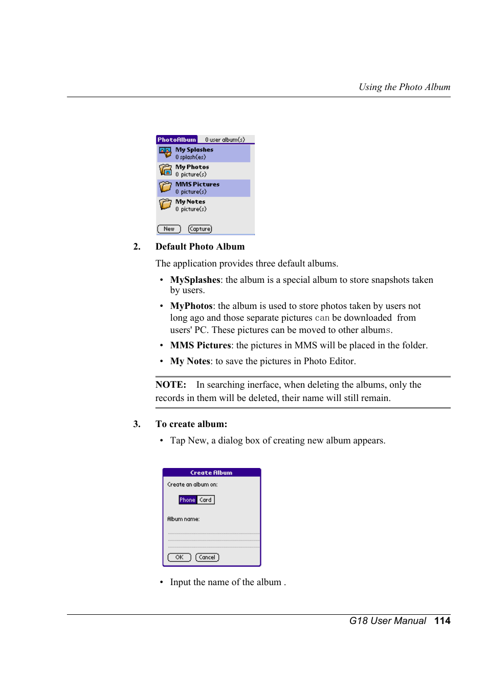 Palm XPLORE G18 User Manual | Page 125 / 276