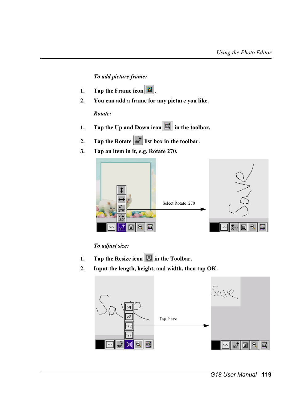 Palm XPLORE G18 User Manual | Page 130 / 276
