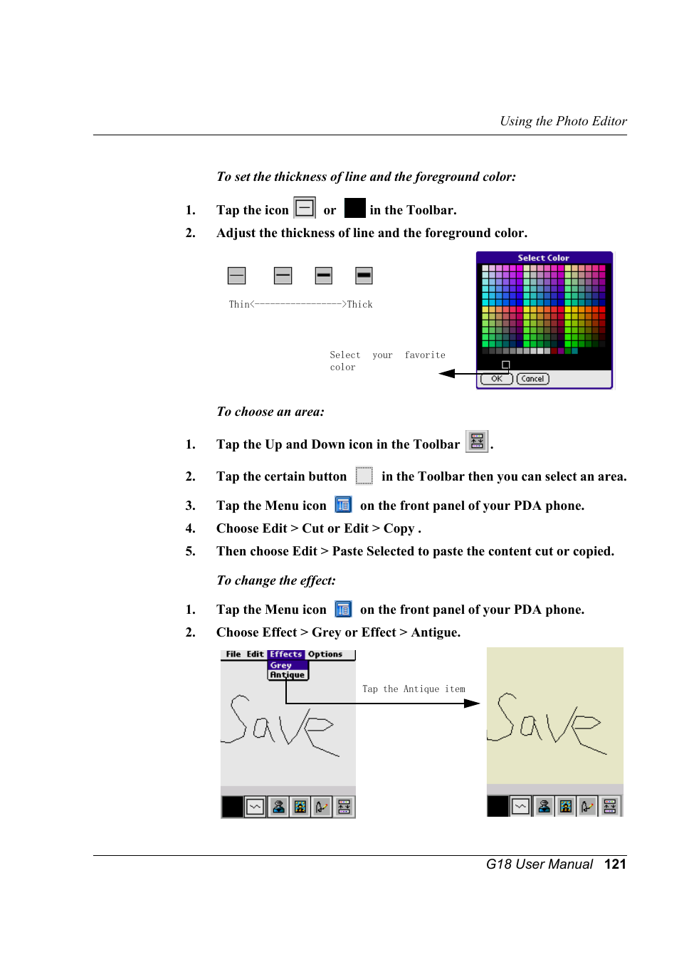 Palm XPLORE G18 User Manual | Page 132 / 276