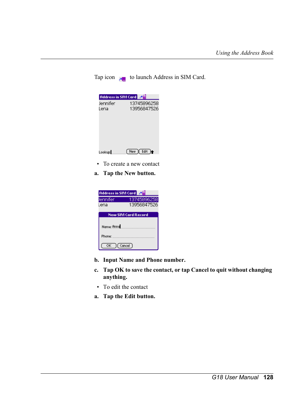 Palm XPLORE G18 User Manual | Page 139 / 276