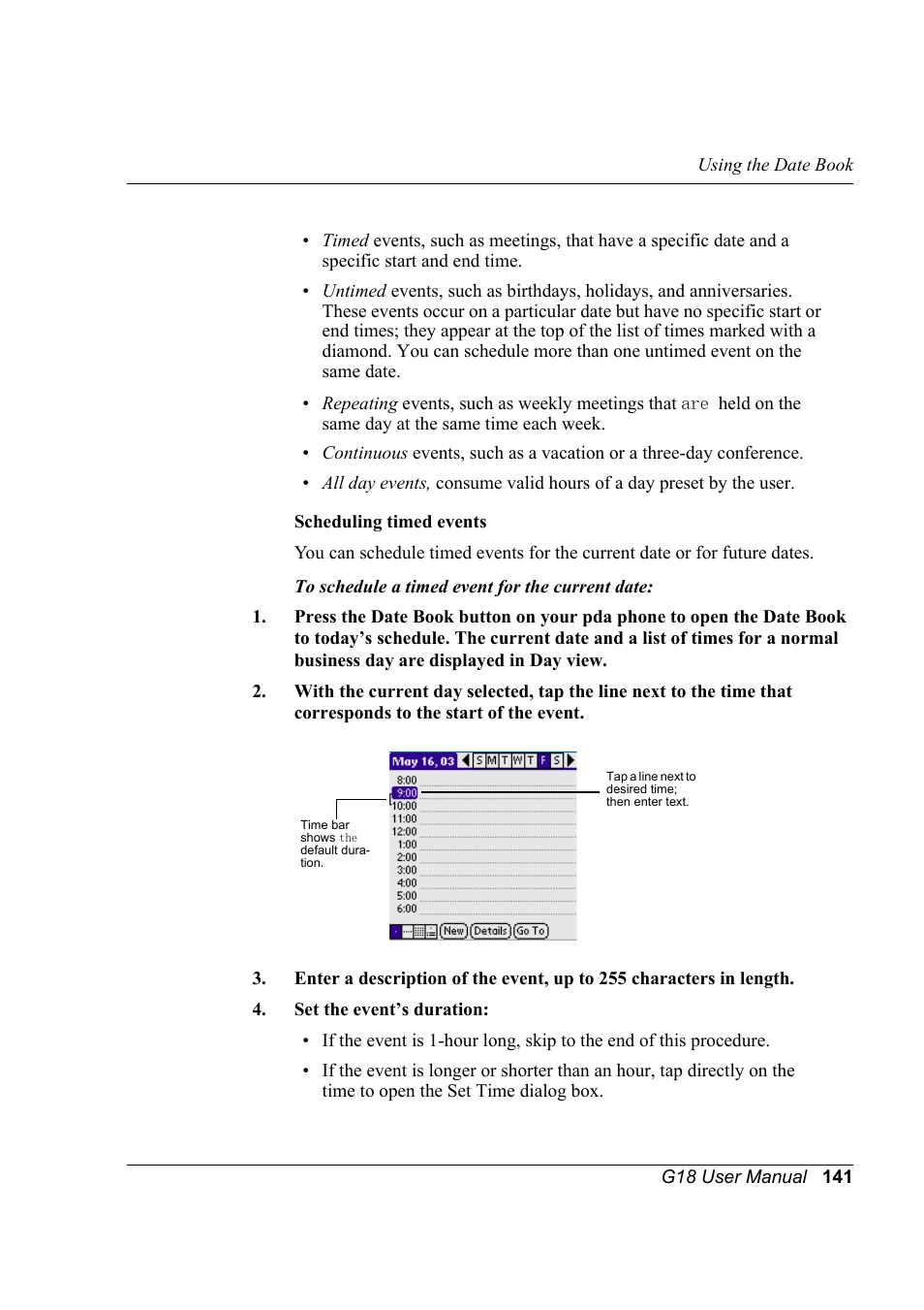 Palm XPLORE G18 User Manual | Page 152 / 276