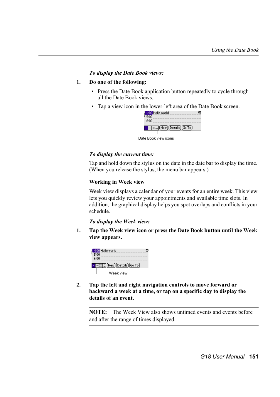 Palm XPLORE G18 User Manual | Page 162 / 276