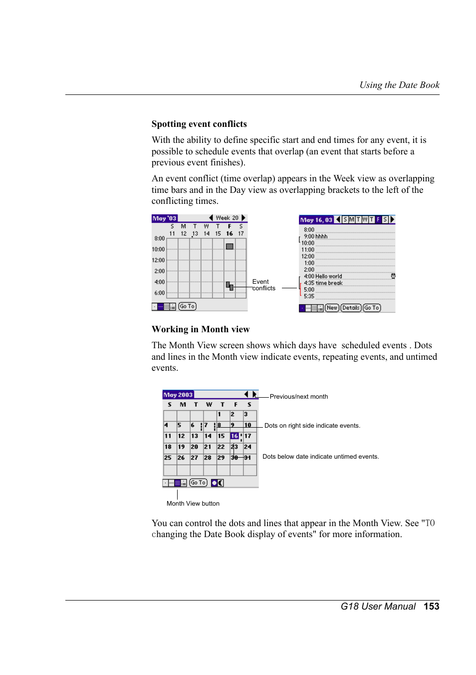 Palm XPLORE G18 User Manual | Page 164 / 276