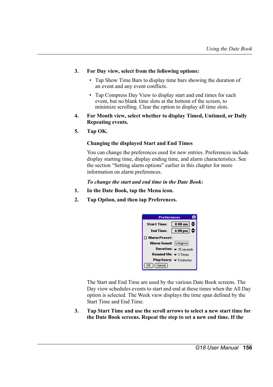 Palm XPLORE G18 User Manual | Page 167 / 276