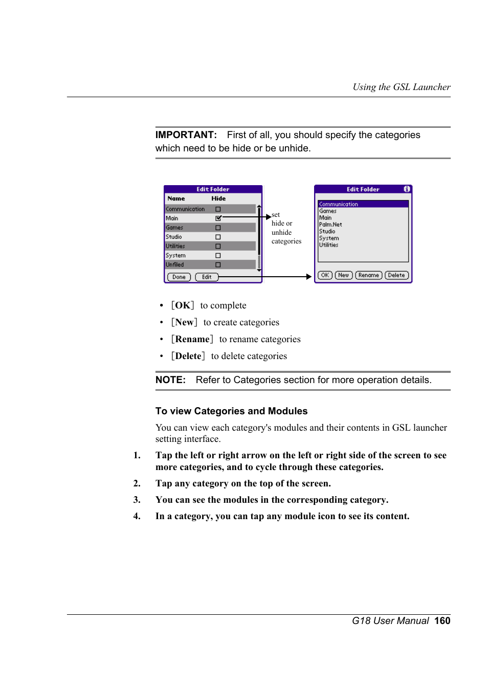 Palm XPLORE G18 User Manual | Page 171 / 276