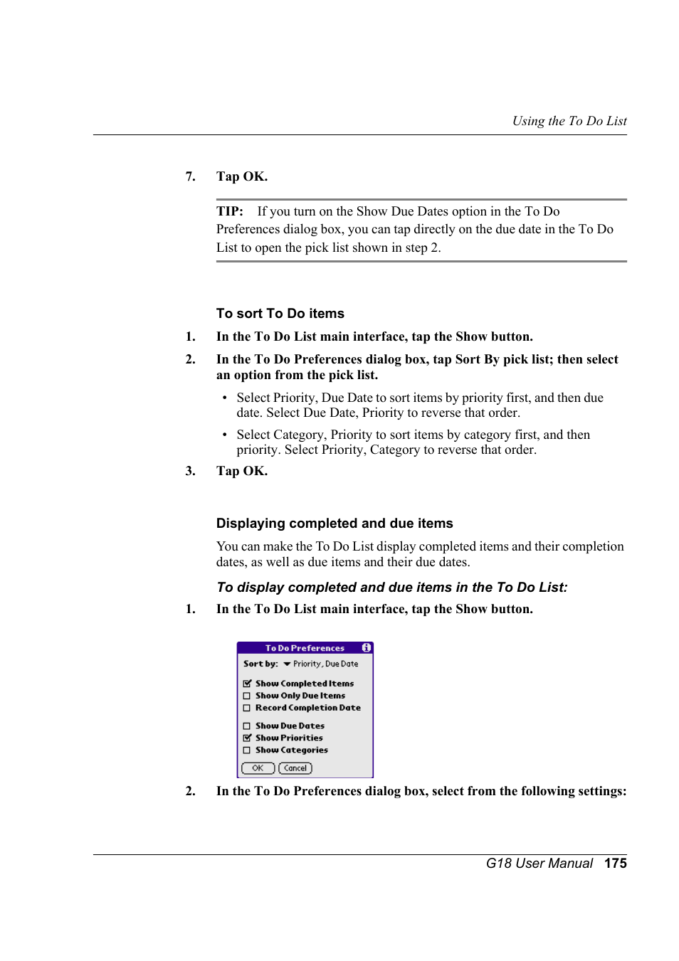 Palm XPLORE G18 User Manual | Page 186 / 276