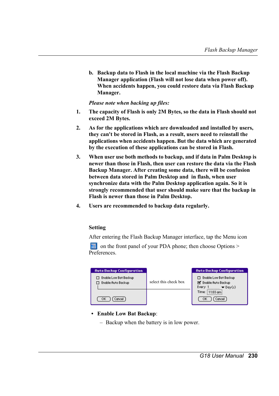 Palm XPLORE G18 User Manual | Page 241 / 276